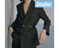 ウール ネップ ジャケット