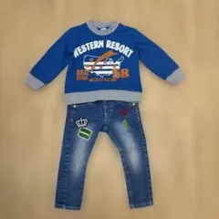 【まとめ売り】BABYDOLLデニム　&JOYCRUSEトレーナーセット　100