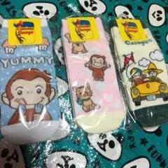 おさるのジョージのびのびソックス3点セット