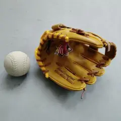 子供用 合成皮革 野球グローブ ボール付 70208 美品