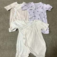 コンビ肌着　3枚セット　50-60cm