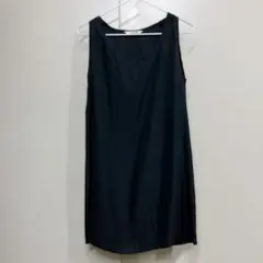 【BACCA】シルク素材 ノースリーブチュニック タンクトップのサムネイル