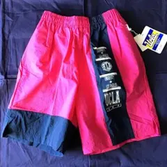 UCLA ハーフパンツ ピンク ネイビー　昭和レトロ