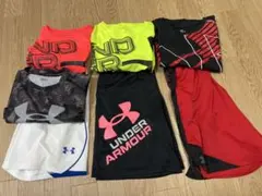 アンダーアーマー　(150) YLG Tシャツ パンツ　セット販売