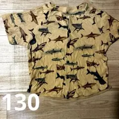 サメ　シャツ　130のサムネイル