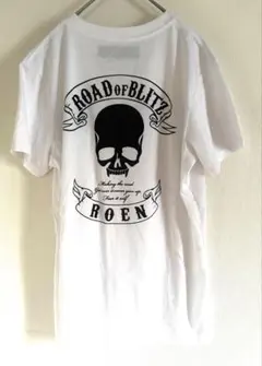 ROEN VネックTシャツ ホワイト スカル　ロエンのサムネイル