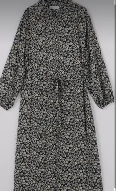 A DAY IN THE LIFE ネイビー花柄ワンピース フリーサイズ