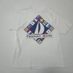 A52.90s FREEPORT, MAINE セーリング Tシャツ