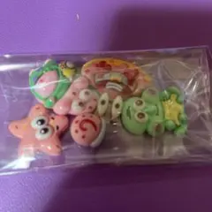 カラフルキャラクター デコレーションパーツ 5個セット