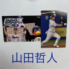 プロ野球カード　山田哲人選手　2枚セット