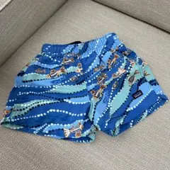 パタゴニア　Patagonia 水着　スイムショーツ　70 魚　ブルー　男の子