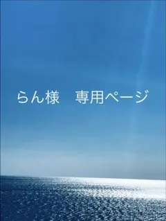 らん様　専用ページです。