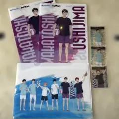 未使用品ハイキュー!! クリアファイル3枚セット＋クリアカード３枚