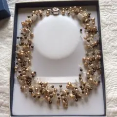 淡水パール ネックレス パーティー 未使用