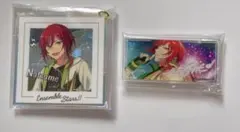 C011 あんスタ　逆先夏目　韓国　名札　スターキーホルダー　セット