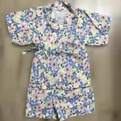 花柄コットン甚平 95cm