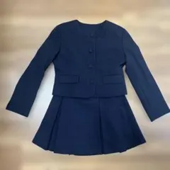 ネイビー ジャケットとスカートのセット　140
