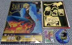 ワンピース　バッグチャーム　クリアファイル　マグネットコレクション　サンジ⑨