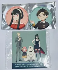 SPY×FAMILY 万博 缶バッジ ステッカー