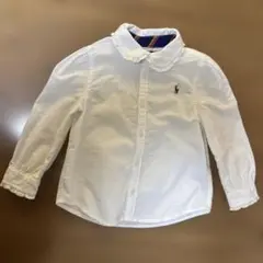 Ralph Lauren ベビー 長袖シャツ ホワイト