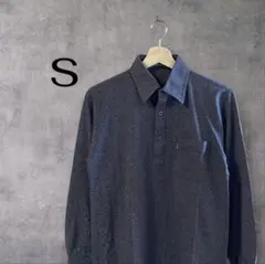 COTEDAZUR コートダジュール　メンズ　長袖シャツ　杢調　ブラウン　S