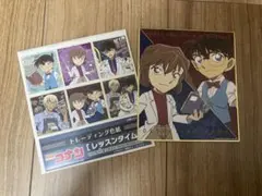 名探偵コナン　レッスンタイム　トレーディング色紙コナン＆灰原哀