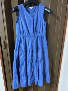 a.v.v ノースリーブ ワンピース 150サイズ 青