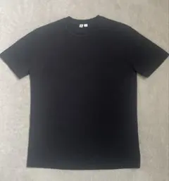 UNIQLO U♦️ブラック クルーネックニットTシャツ♦️メンズS♦️美品♦️
