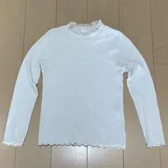 Honeys GLACIER レース付きホワイト長袖 Sサイズ