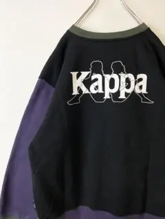 Kappa×GU コラボ 配色スウェット 刺繍ロゴ 希少 Mのサムネイル