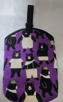 1点☆特価【ハンドメイド】シューズバッグ2ケ/Dカン開閉/ベアー - メルカリ