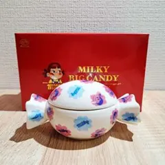 不二家 Milky BIGキャンディ 陶器製小物入れ　キャンディポットのサムネイル
