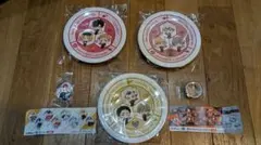 くら寿司　ハイキュー!! 　お皿3枚＆缶バッジ宮治＆マスキングテープ