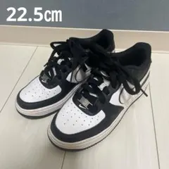 Nike Air Force 1 キッズシューズ 白/黒　22.5㎝　中古品
