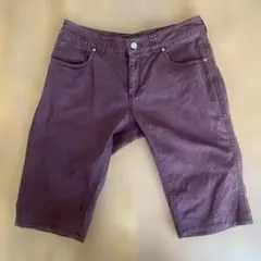 メンズ　紫色　ショートパンツ ハーフパンツ　Mサイズのサムネイル