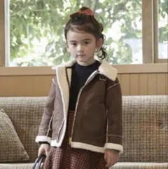 プティマイン　リバーシブル　ボアムートンコート100cm プチマイン　アウター