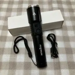 懐中電灯 TypeC急速充電 小型 軽量 LED懐中電灯 IPX6防水 防災