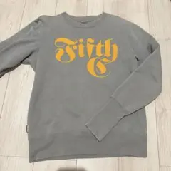 Fifth ロゴ トレーナー グレー メンズ 0サイズ Sサイズ