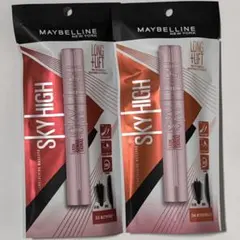 メイベリン スカイハイ マスカラ 04ゆうやけオレンジ, 03あさやけルビー