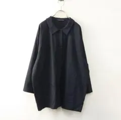 mizuiro ind ウール ポケット ロングシャツ