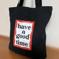 【美品】✨have a good time✨トートバッグ ブラック