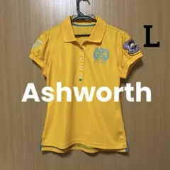 美品✨ASHWORTHイエローポロシャツ レディースパフスリーブ半袖アシュワースのサムネイル