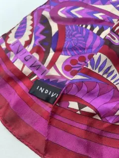 INDIVI 紫系・赤系 スカーフ