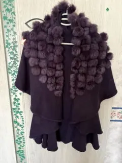 ポンチョファー付き