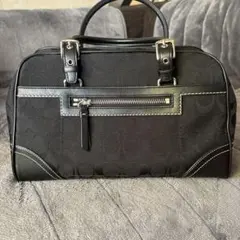 COACH コーチ ハンドバッグ ブラック シグネチャー
