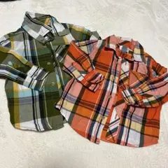 オールドネイビー 子供服 男の子 トップス シャツ チェック セット売り