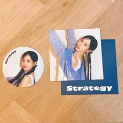 twice トレカ　ミナ　シール　digipack 特典　初回strategy