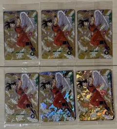 ドラゴンボールスーパーダイバーズ 店頭配布　ゴッドレア　3枚×6セット