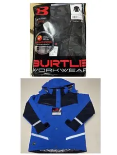 新品　バートル 防水防寒ジャンバー L サーフブルー　ホットフィッテッドLのサムネイル