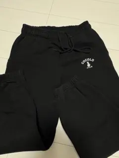 COCOLO BLAND スウェットパンツ ブラック M